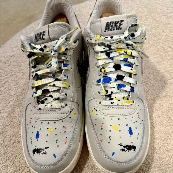 Nike Air Force 1 Low Paint Splatter Bone - Picture 3 of 4